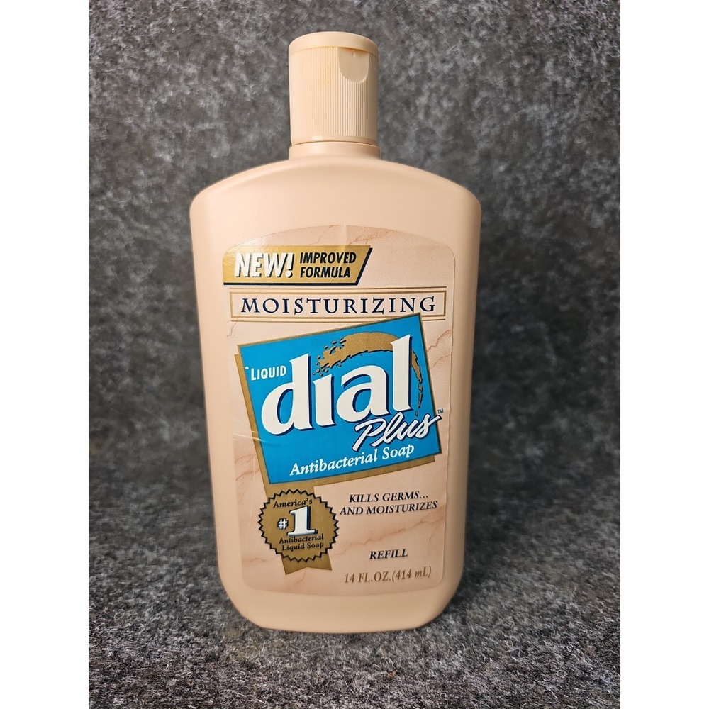 Vintage Liquid Dial Soap, Antibacterial  Moisturizing, Partial Of 14 Oz Refill